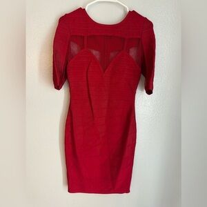 Forever Unique London Red Dress Size 3